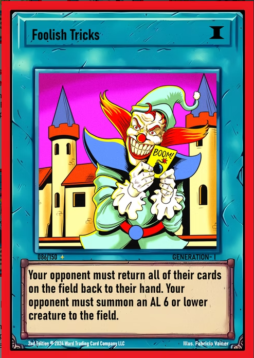 Ward TCG - Foolish Tricks GEN1 #086