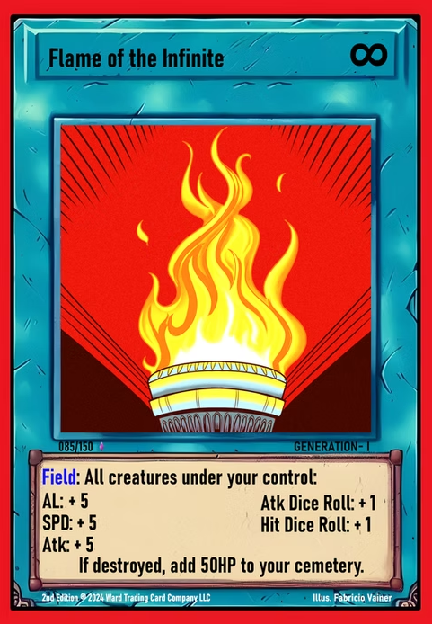 Ward TCG - Flame of The Infinite GEN1 #085