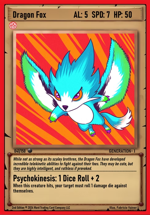 Ward TCG - Dragon Fox GEN1 #041