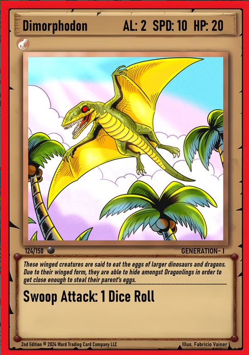 Ward TCG - Dimorphodon GEN1 #124