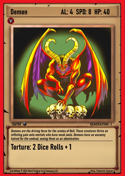 Ward TCG - Demon ✦ Foil GEN1 #136F