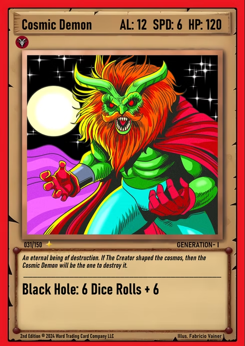 Ward TCG - Cosmic Demon GEN1 #031