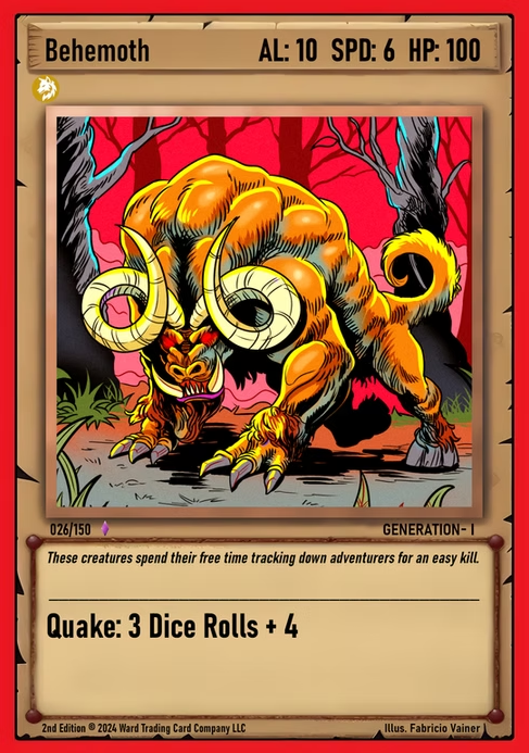 Ward TCG - Behemoth GEN1 #026