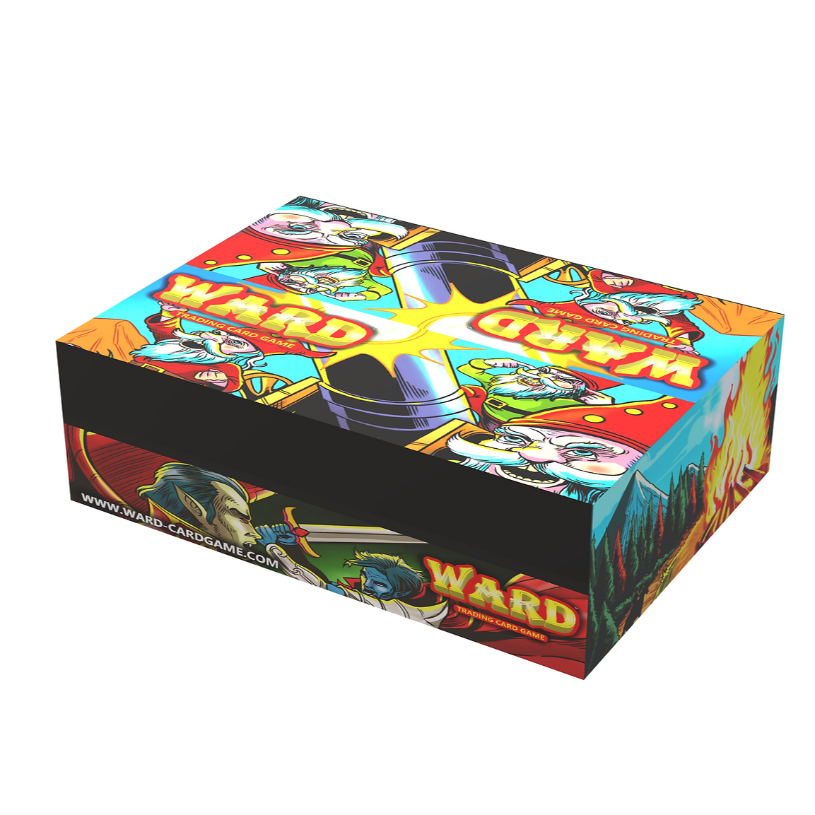 Ward TCG Undead Invasion Booster Box ( Also known as Ward TCG Gen 2 1st Edition Booster Box )  on a White Background