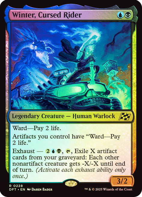Winter, Cursed Rider DFT ★ 228 Foil