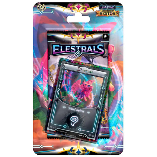 Elestrals Firestorm Booster Pack with Reverse Stellar Lycarus