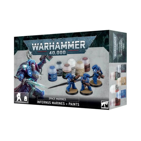 Warhammer 40000 Space Marines Infernus Marins + Paints