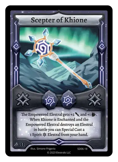Elestrals - Scepter of Khione #SD0618