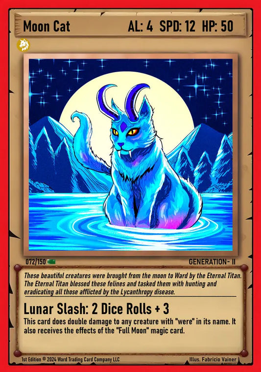 Ward TCG Single Card - Moon Cat #072