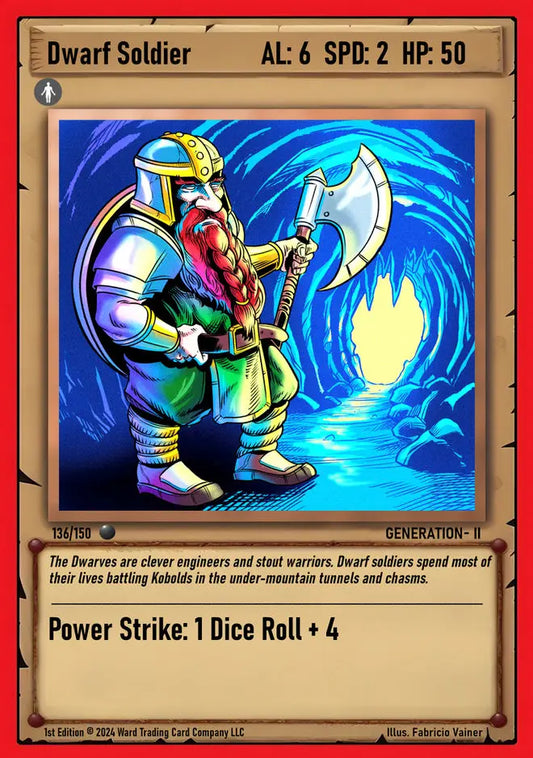 Ward TCG Single Card - Dwarf Soldier