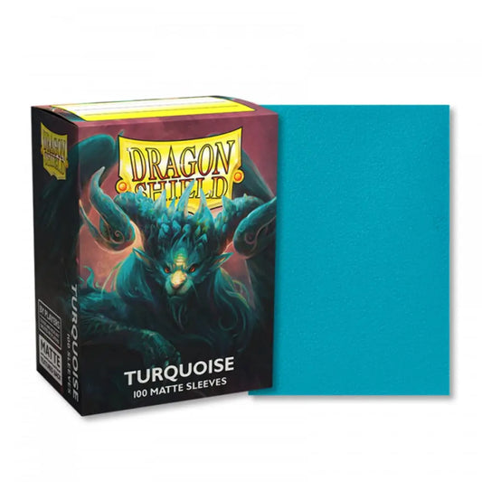 Dragon Shield 100ct Matte Turqoise